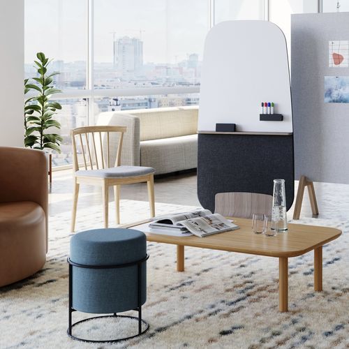 落地式办公室隔板 - PARADOLIA® - KIMBALL Office - 台式 / 布料 / 木质