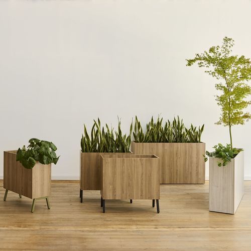 木质花坛 - WAVEWORKS® - KIMBALL Office - 长方形 / 现代风格 / 商用