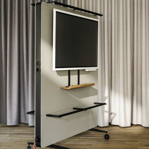经典多媒体设备用家具 / 现代风格 - Confair Next MEDIA WALL 442 - Wilkhahn - 移动式 / 定制 / 带搁板