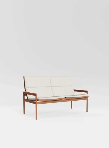 紧凑型沙发 - SONORA LOVESEAT - BROWN JORDAN - 现代风格 / 用于室外 / 铝制