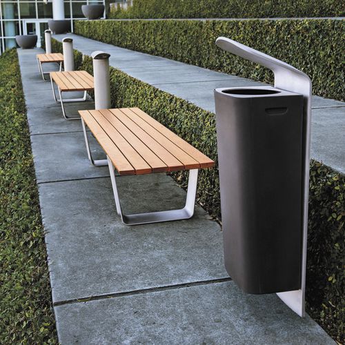 铝制垃圾桶 - MULTIPLICITY - landscapeforms - 单 / 现代风格 / 公共
