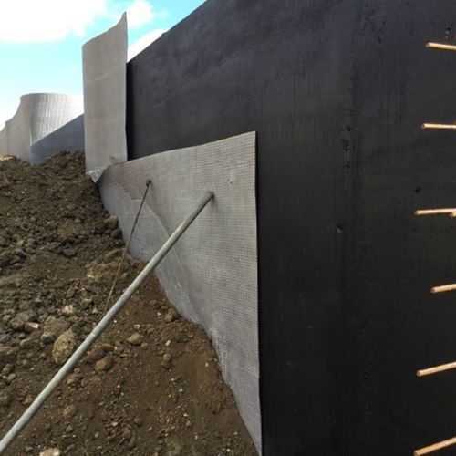 无纺布土工纺织布 - HydroBond 410 GeoDrain - Newton Waterproofing Systems - 高密度聚乙烯 / 排水 / 防护