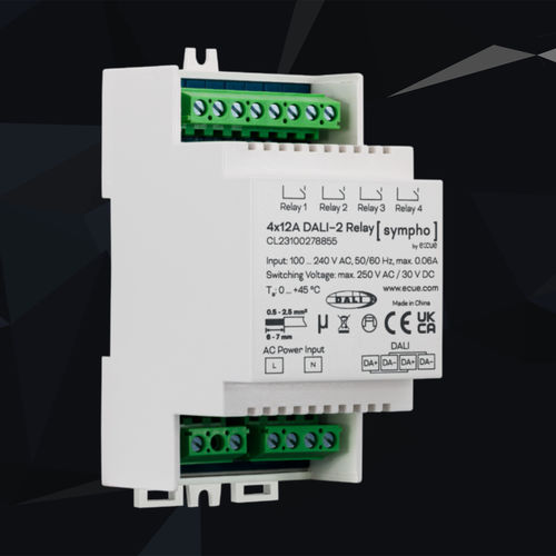 照明控制模块 - SYMPHO 4x12A DALI-2 Relay - Traxon Technologies - DIN导轨 / 室内 / 家用