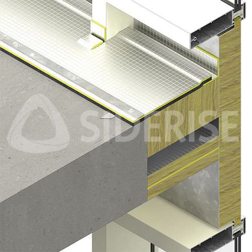 隔音材料 - CVB/C - Siderise Group - 板式 / 用于外墙 / 不易燃