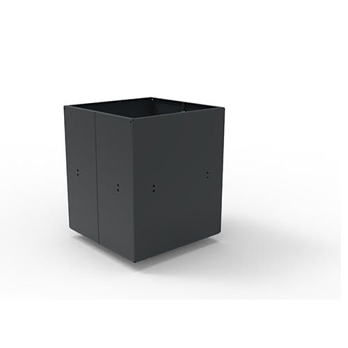 电镀钢园艺花盆 - Plantari 5531633 - ERLAU - 粉末涂层钢 / 正方形 / 商用