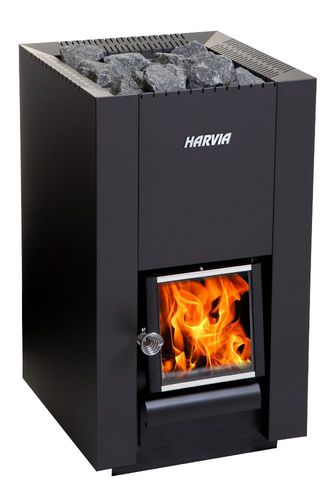 木材桑拿加热器 - Linear 18 - HARVIA - 10 kW...20 kW / 落地式 / 钢