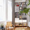 可调节书架USM Haller Soft Panel &ndash; GreyUSM Modular Furniture