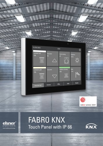 KNX Touch Panel IP66 for outdoor use