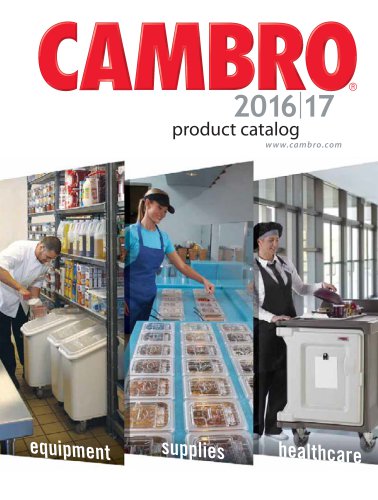 CAMBRO 2016/17 Product catalog