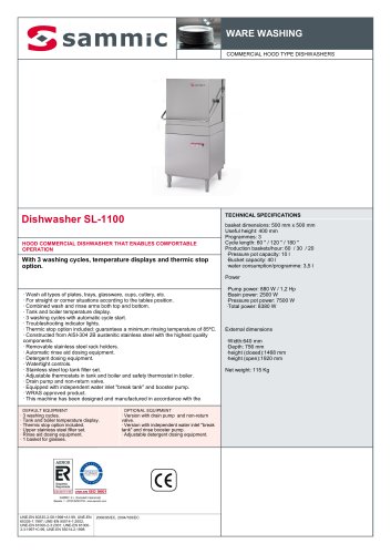 Dishwasher SL-1100