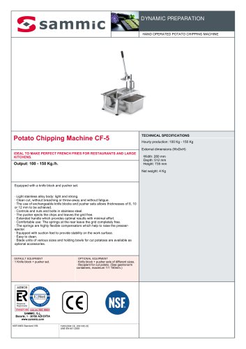 Potato Chipping Machine CF-5