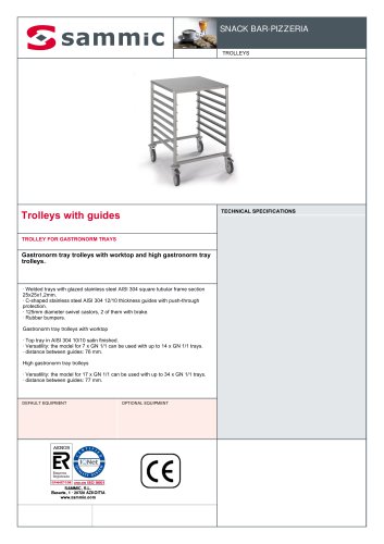 Trolleys with guides