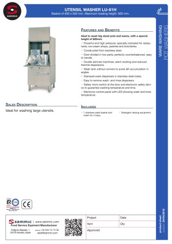 UTENSIL WASHER LU-61H