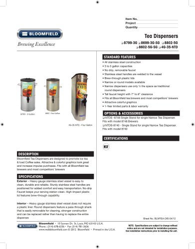 TEA-DISPENSERS