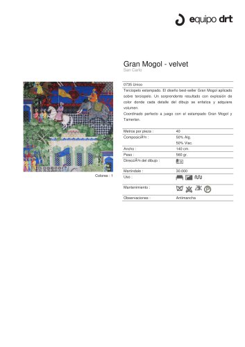 Gran Mogol - velvet