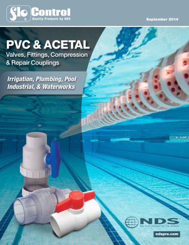 PVC & ACETAL Valves, Fittings, Compression & Repair Couplings