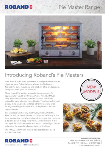 Pie Master Range