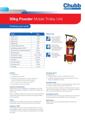 50kg Powder Mobile Trolley Unit