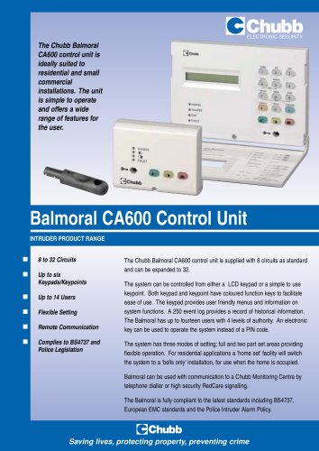 Balmoral CA600 Control Unit