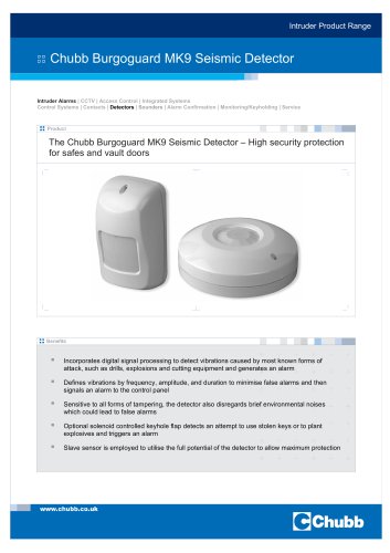 Burgoguard Mk6 Seismic Detector