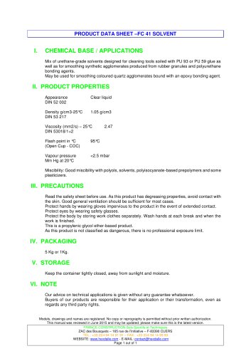 FC 41 SOLVENT