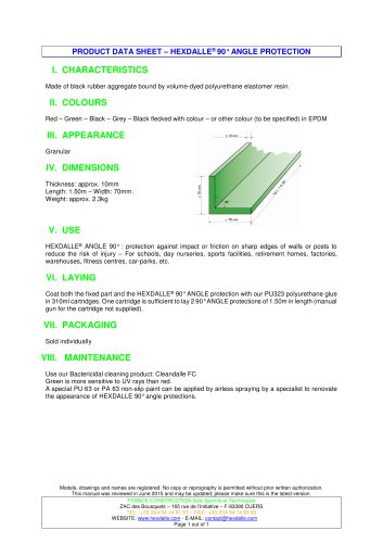 HEXDALLE® 90° ANGLE PROTECTION