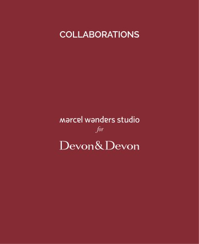 Marcel Wanders studio for Devon&Devon