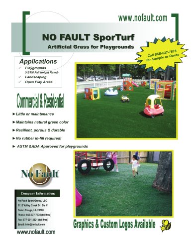 SporTurf Safety Surface