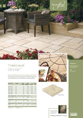 Traditional paving Gironde