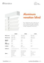 Aluminum venetian blind