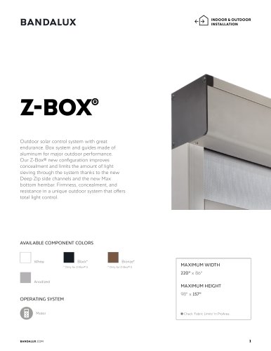 Z-Box - USA  ( inches )