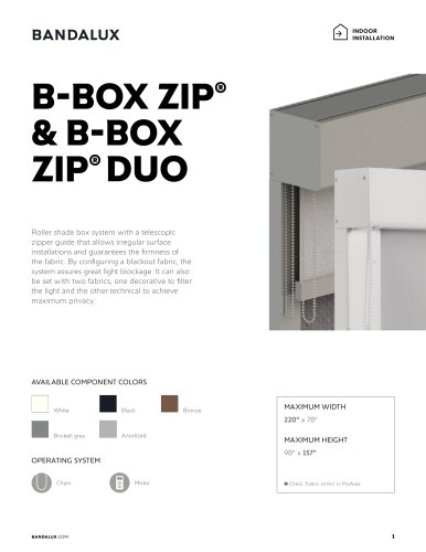 Zi-Box Duo - USA  ( inches )