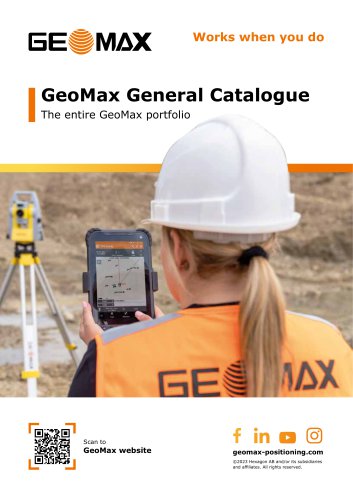 GeoMax General Catalogue 2023