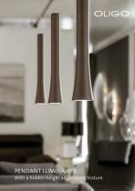 PENDANT LUMINAIRES WITH HIDDEN HEIGHT ADJUSTMENT