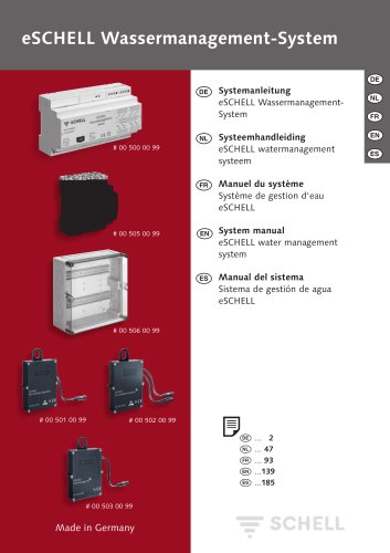 eSCHELL Wassermanagement-System