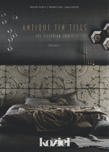 Antique tin tiles