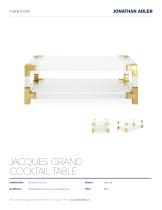 JACQUES GRAND COCKTAIL TABLE