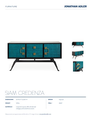 SIAM CREDENZA