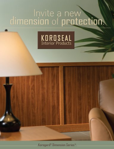 KOROGARD® WALL PROTECTION SYSTEMS/ New dimension