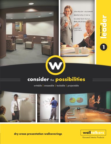 Walltalkers® Dry Erase Wallcoverings