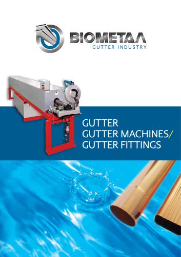 GUTTER GUTTER MACHINES/ GUTTER FITTINGS