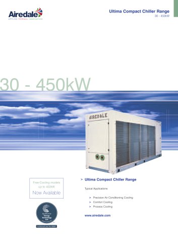 Ultima™ Compact FreeCool 30kW-450kW Sales Brochure (English)