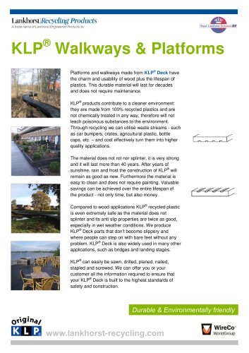 KLP® Walkways & Platforms