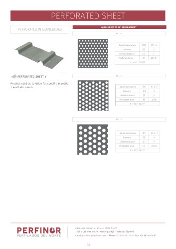 PERFORATED AND MULTI-PERFORATED SHEET