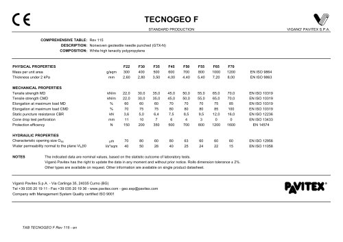 TECNOGEO F