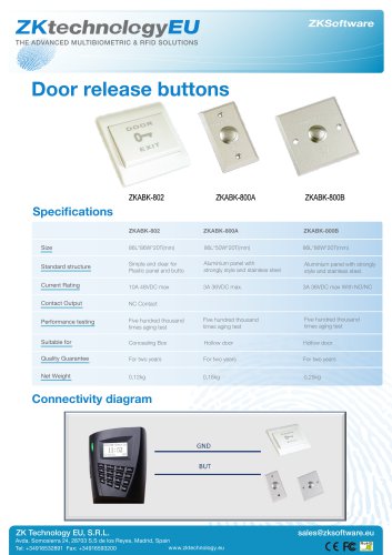 Door Release Button