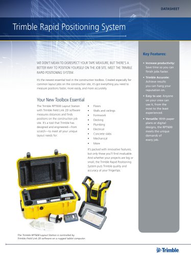 Trimble Rapid Positioning System