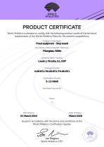 A.06.651 Outdoor shot put area WA Certificate