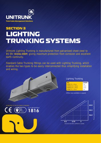 Lighting trunking