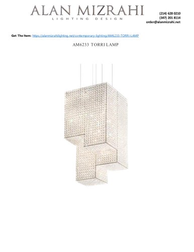 AM6233 TORRI LAMP